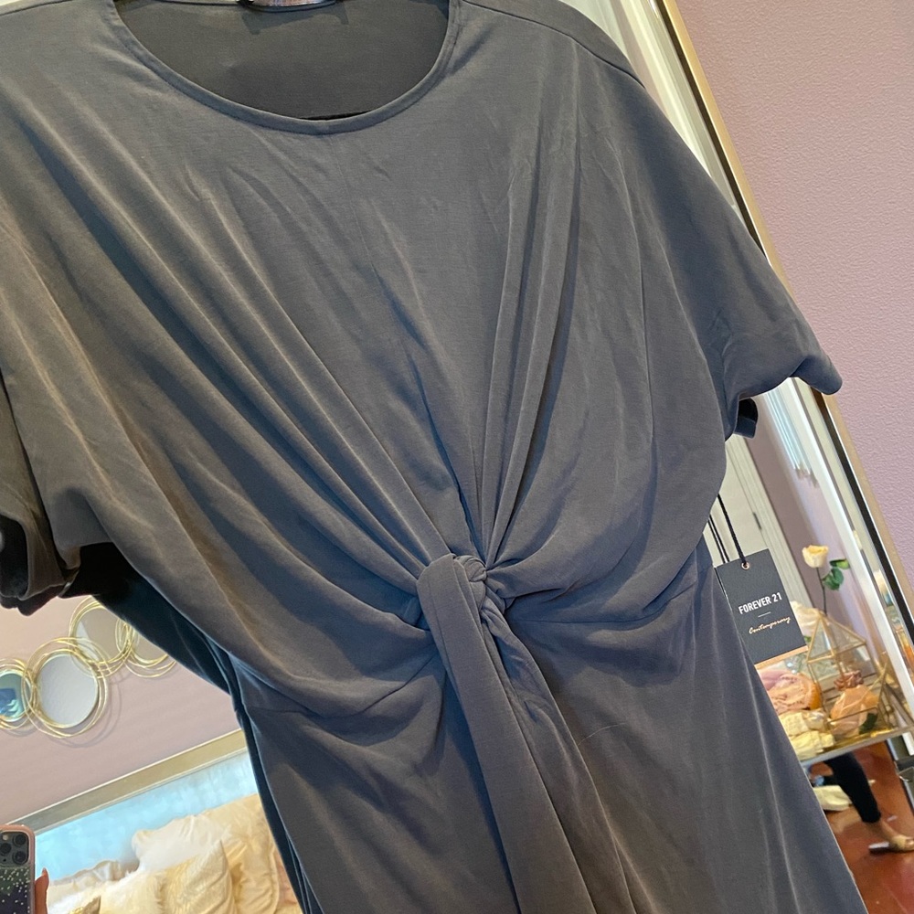 Charcoal dress- size small